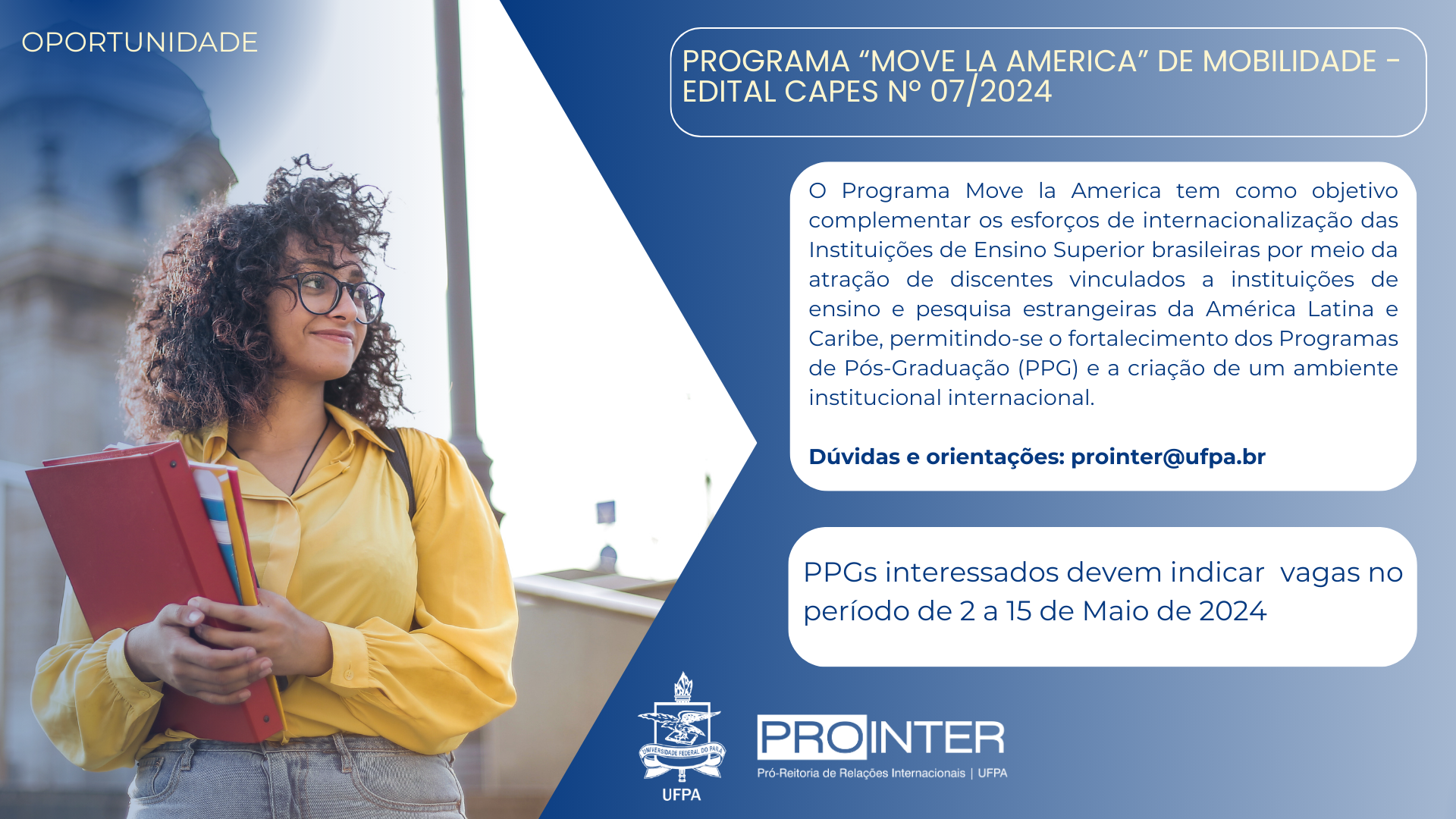 PROGRAMA “MOVE LA AMERICA” DE MOBILIDADE - EDITAL CAPES Nº 07/2024