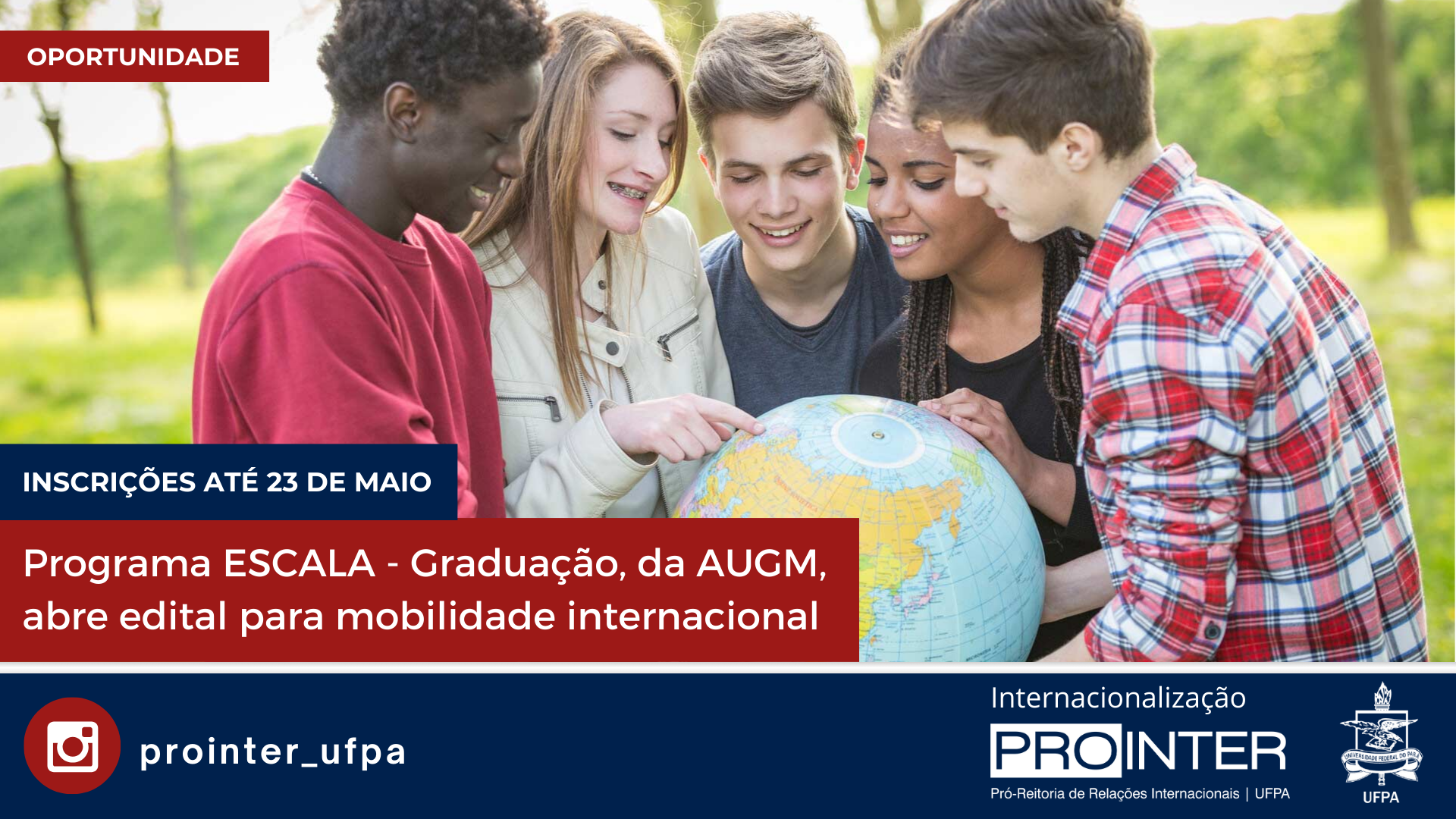Inscrições abertas: Programa AUGM Escala para Mobilidade de Estudantes de GRADUAÇÃO