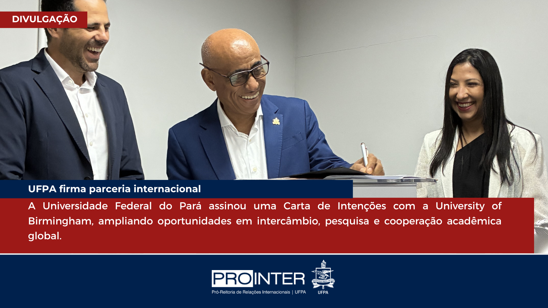 PROINTER/UFPA amplia conexões globais e avança em parceria estratégica com o Reino Unido