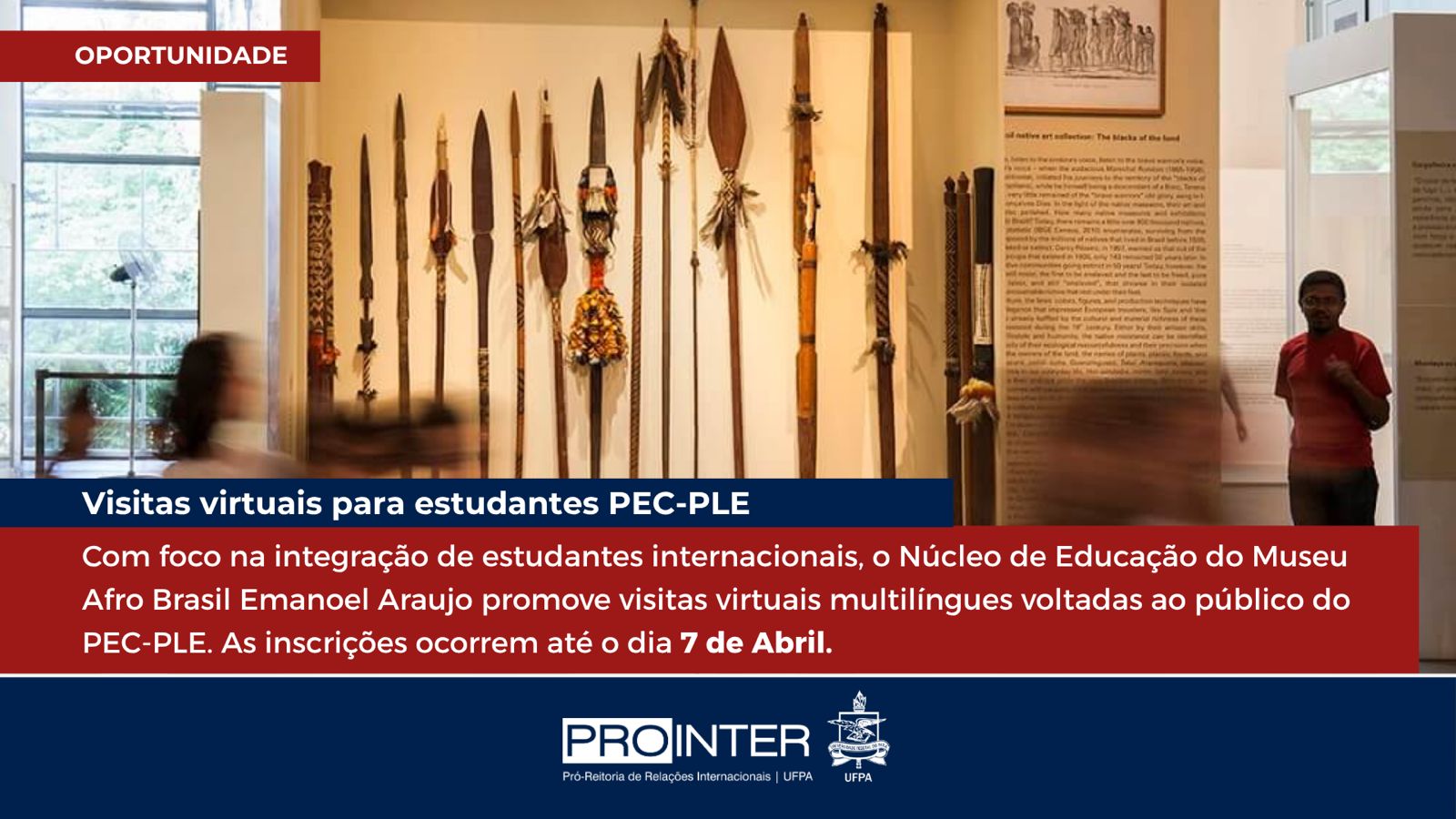 Iniciativa intercultural conecta estudantes internacionais ao acervo do Museu Afro Brasil